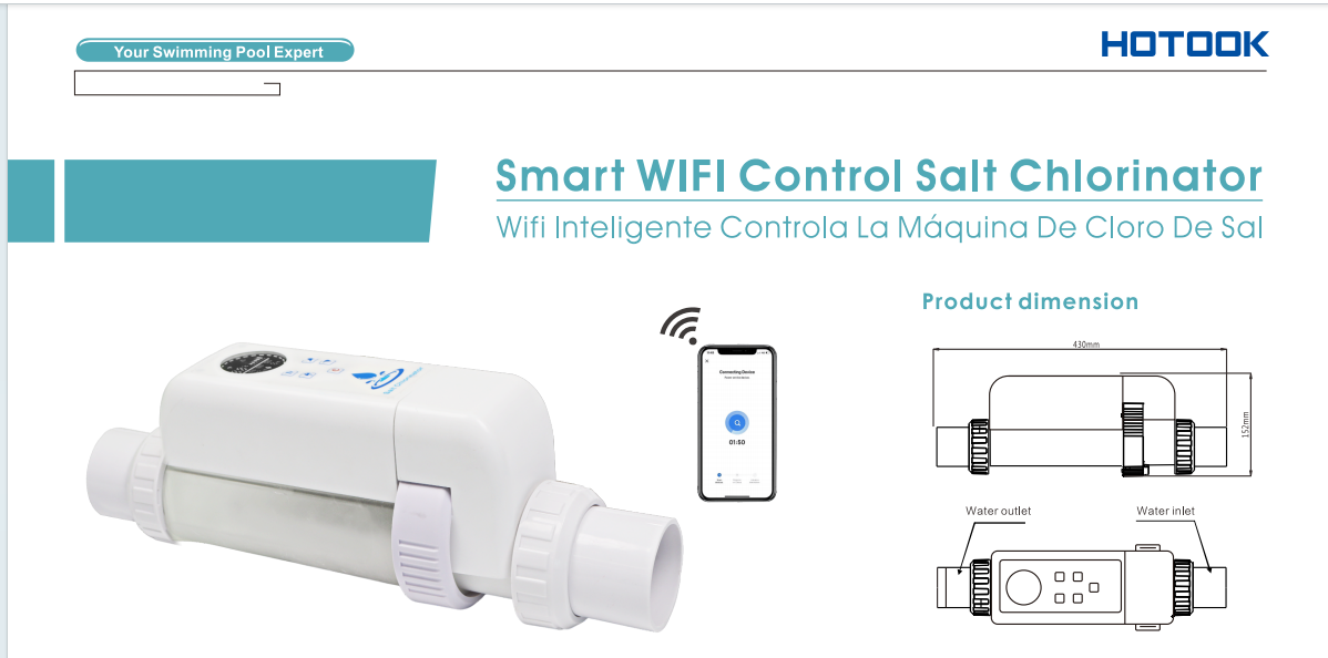 What are the specifications for salt chlorinators?
