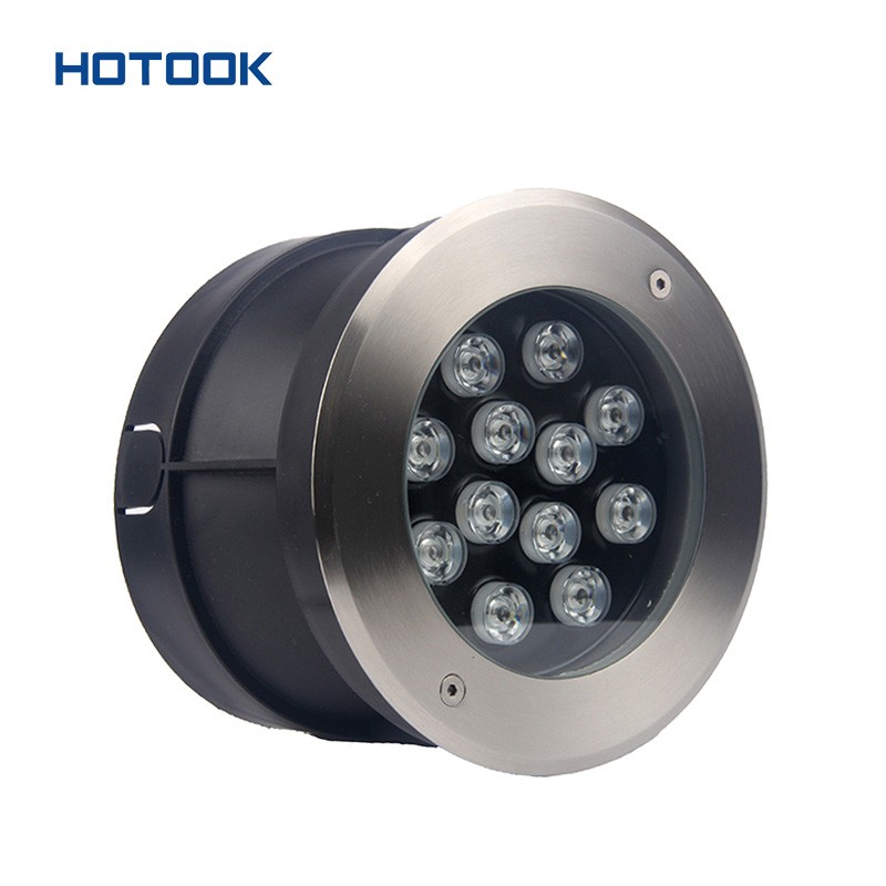 Automatic RGB Stainless Steel LED Underground Lights Outdoor