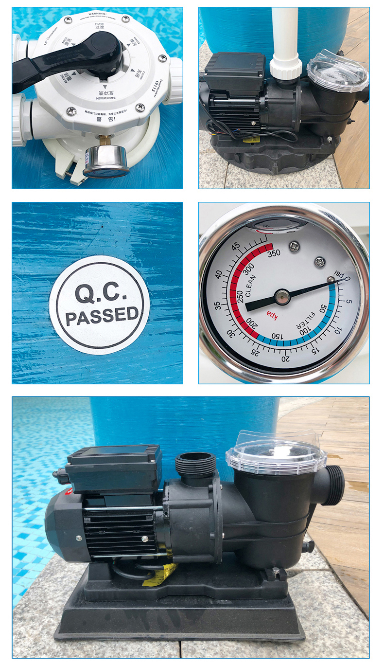 Swimming Pool Sand Filter With Pump Set Swimming Pool Sand Filter With Pump Set