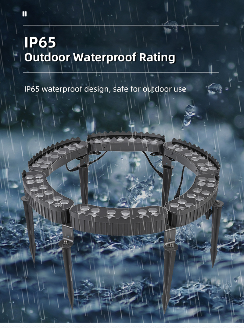 LED Palm Hug Tree Ring Light