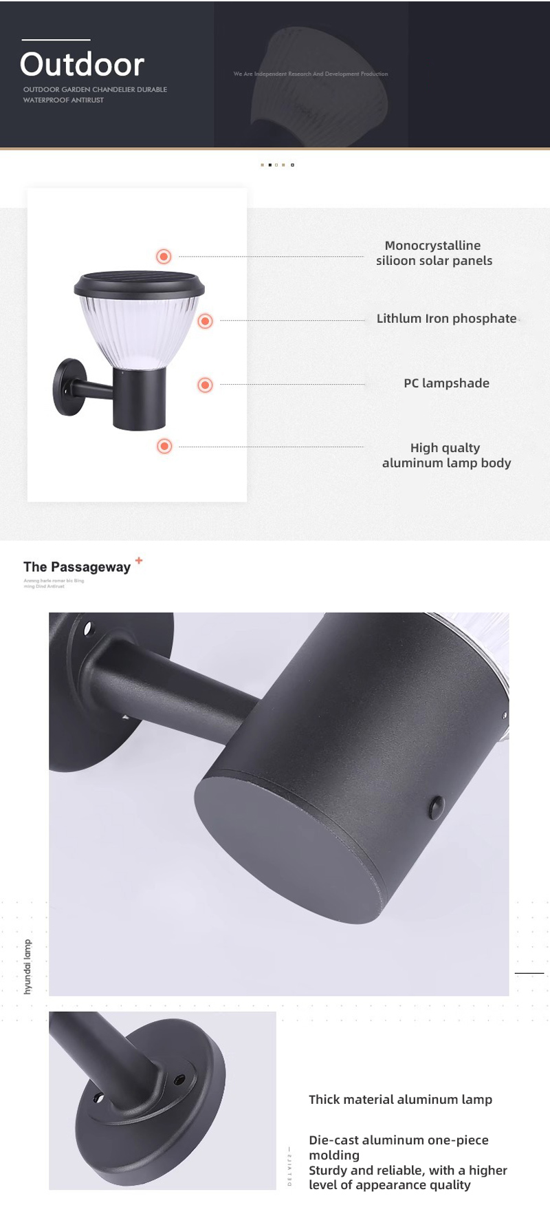 Outdoor Decorative Solar Garden light