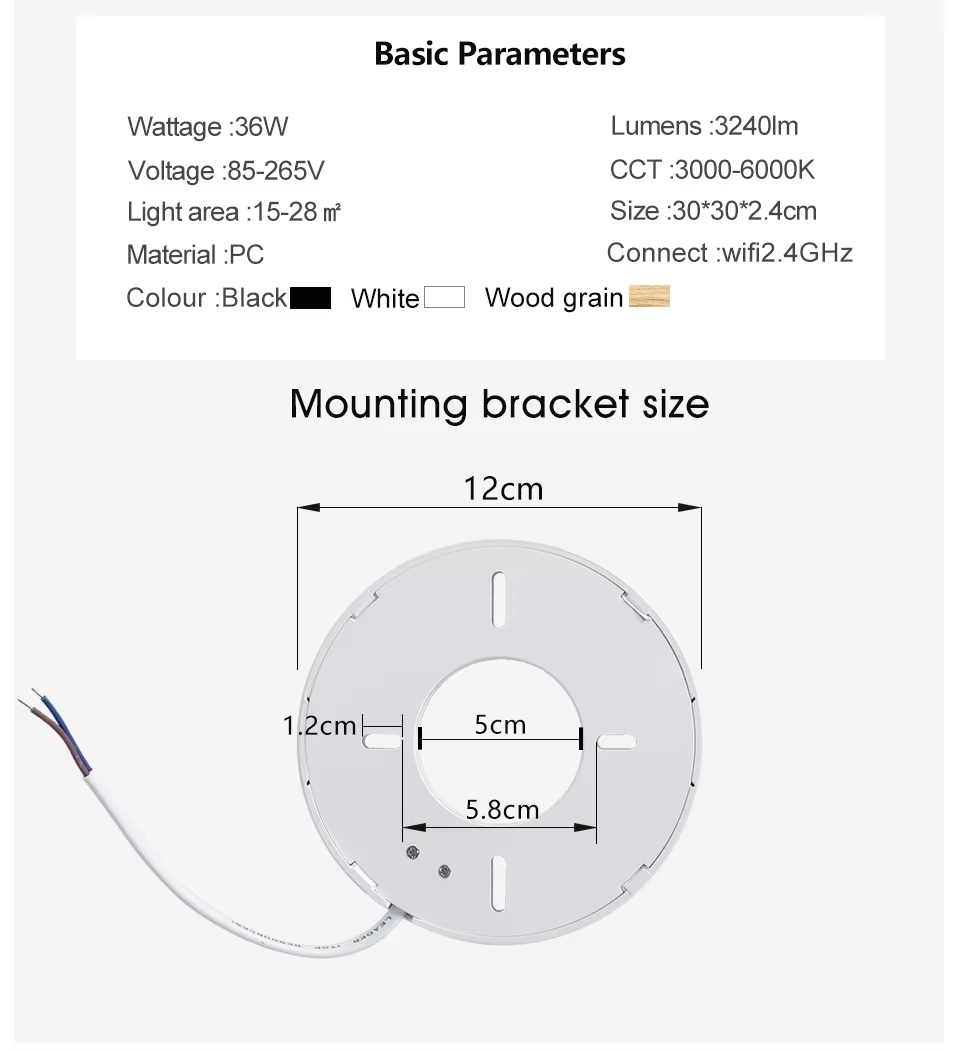 Surface Mounted LED Ceiling Light