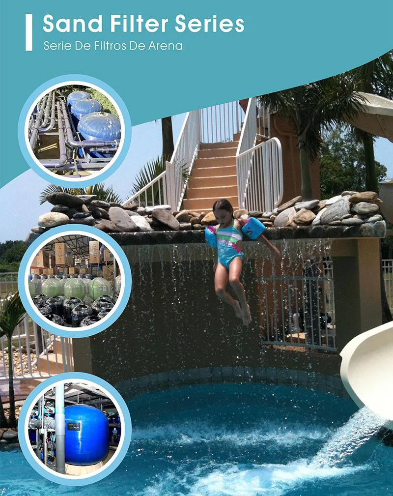 Swimming Pool Obbin-wound Fiberglass Deep Bed Sand Filter