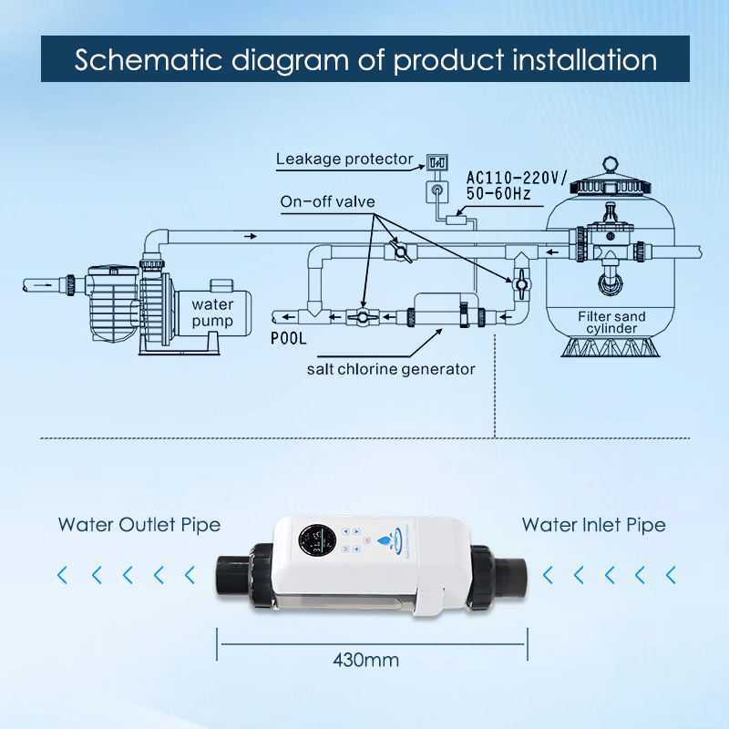 SCL Tuya Smart Control Salt Water Chlorinator SCL Tuya Smart Control Salt Water Chlorinator