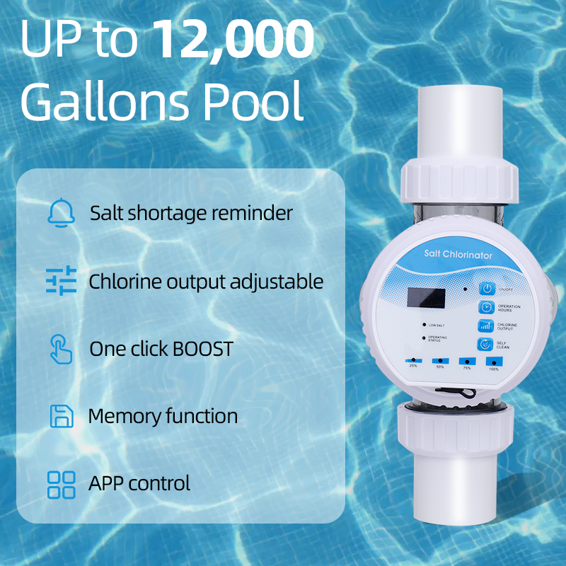 Swimming pool Accessories Water Disinfection System Chlorine Dispenser Residential Swimming Pool Salt Chlorinator Swimming pool Accessories Water Disinfection System Chlorine Dispenser Residential Swimming Pool Salt Chlorinator