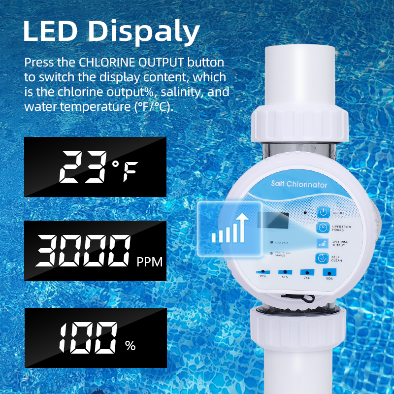 Swimming pool Accessories Water Disinfection System Chlorine Dispenser Residential Swimming Pool Salt Chlorinator Swimming pool Accessories Water Disinfection System Chlorine Dispenser Residential Swimming Pool Salt Chlorinator