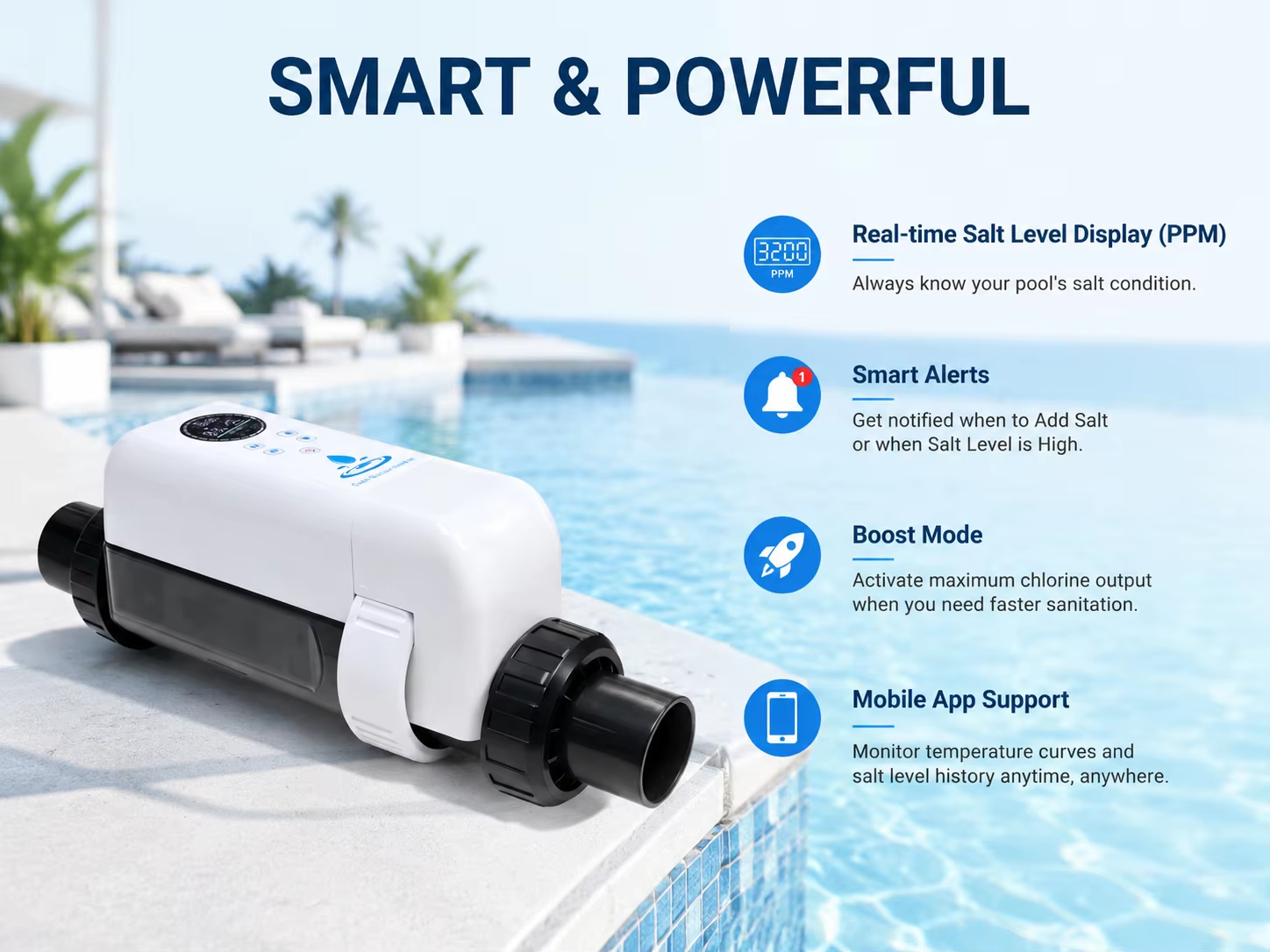 SCL Series Salt Water Pool Chlorinator
