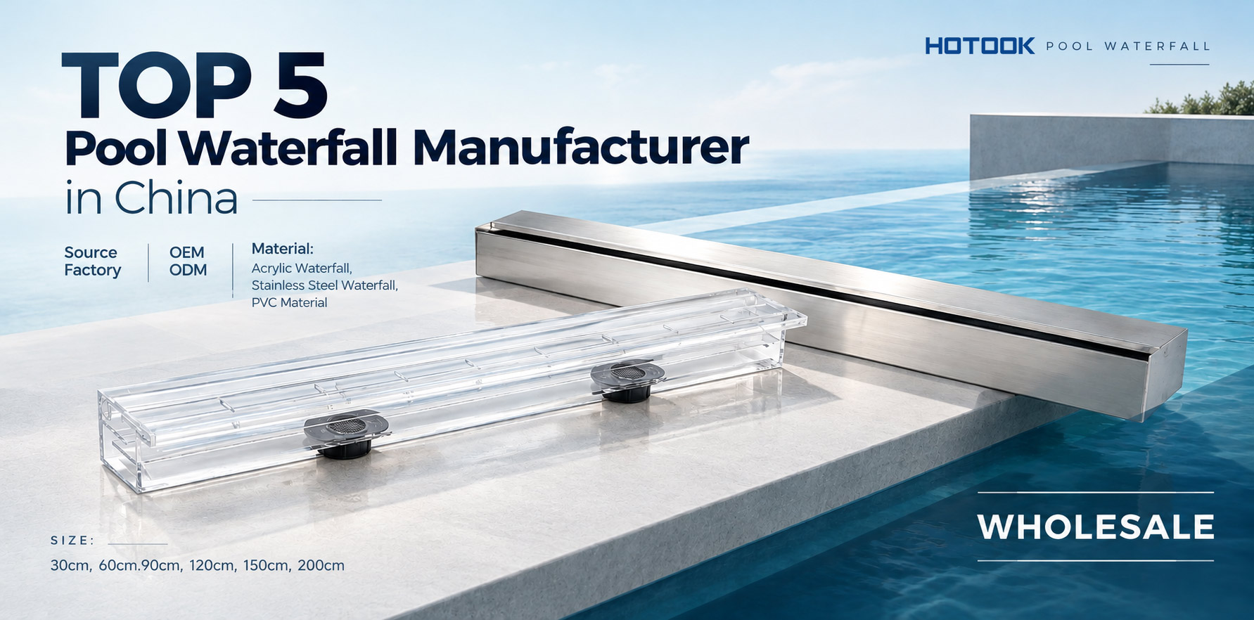 Top 5 Swimming Pool Waterfall Manufacturers and Factories in China Top 5 Swimming Pool Waterfall Manufacturers and Factories in China