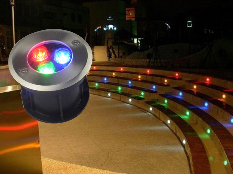 3W Stainless Steel High Power LED Inground Light