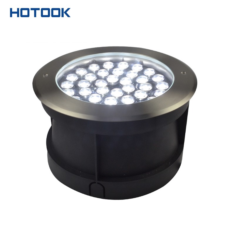 Premium 24W D260mm Stainless Steel RGB LED Underground Light