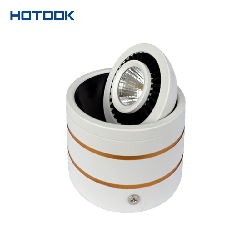 360 degree rotatable Surface mounted COB 5W LED Downlight Light