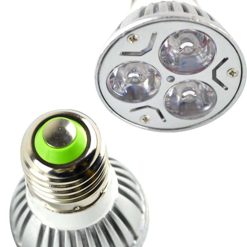 Red Blue Green E27 3W LED Spot Light Bulb Lamp Lights