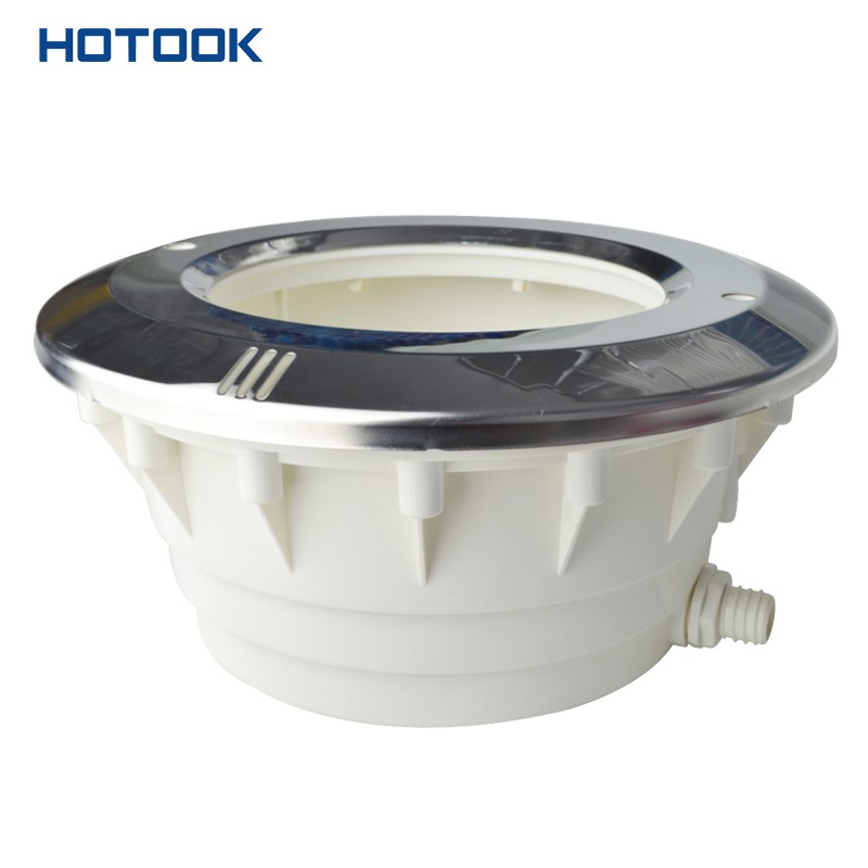  ABS+ Stainless Steel Par56 LED Swimming Pool Light Niche for Concrete Liner Pools