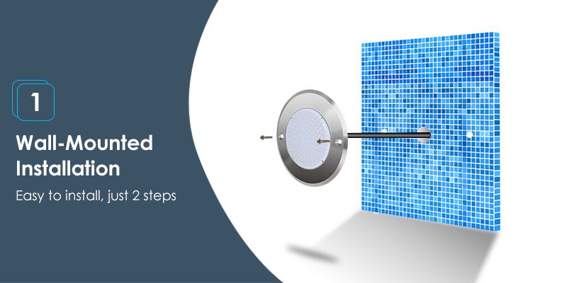 Ultra Thin Stainless Steel LED Pool Light