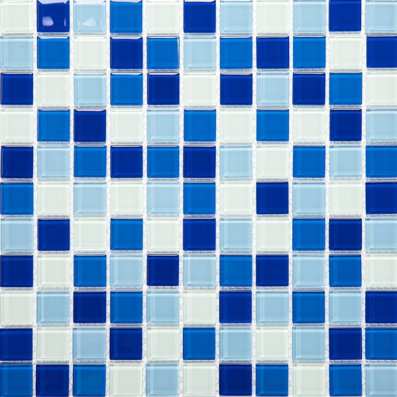 Wholasale OEM Mosaic Tile Swimming Pool Sticker Vinyl Self Adhesive Waterproof Bathroom Oil Proof Backsplash Kitchen Wall Tiles