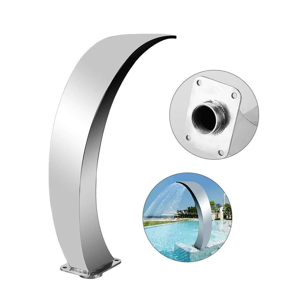 Quality Cascada Piscina 304 Stainless Steel SPA Swimming Pool Waterfall(1)