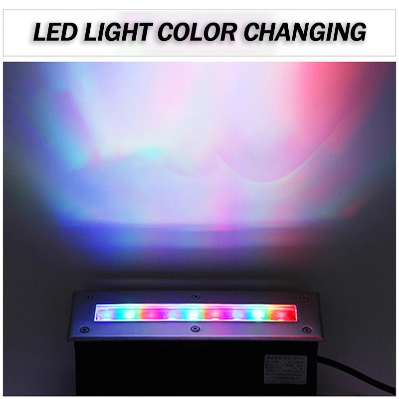 Stainless Steel Ip67 Waterproof Square Inground Deck Uplight Outdoor Buried Ground Road Lighting Outdoor Led Underground Light