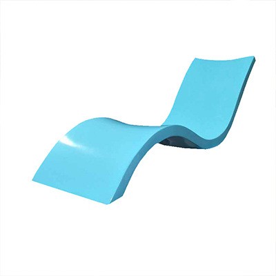 Modern Fiberglass Outdoor Beach Sun Loungers