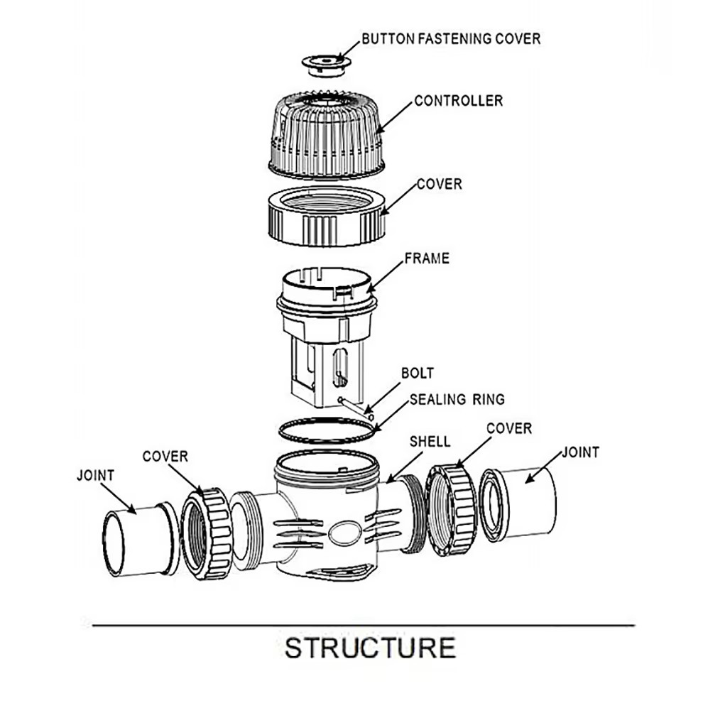 Swimming pool Accessories Water Disinfection System Chlorine Dispenser Residential Swimming Pool Salt Chlorinator
