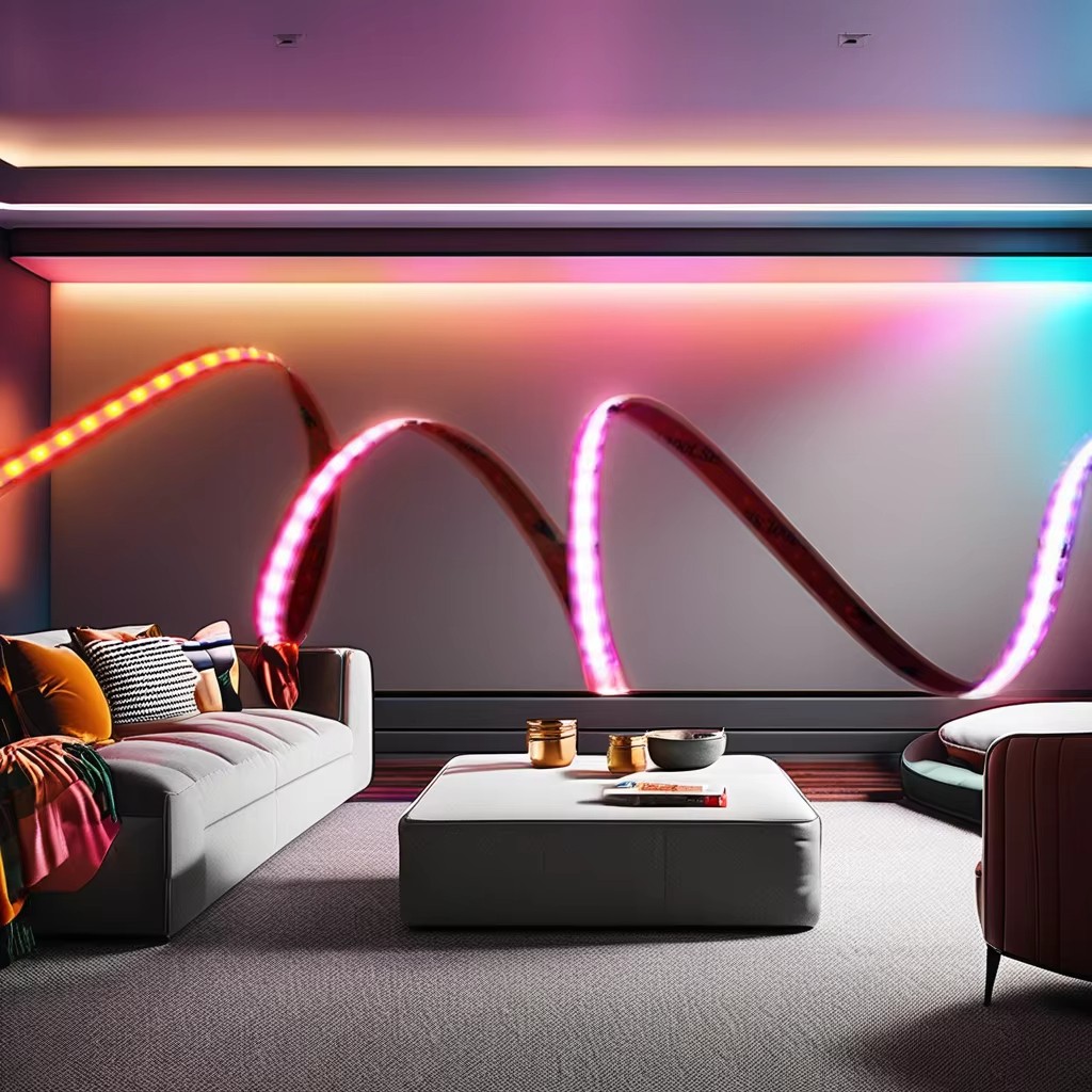 Low Voltage 12V 24V High Lumen RGB COB Led Strip Light