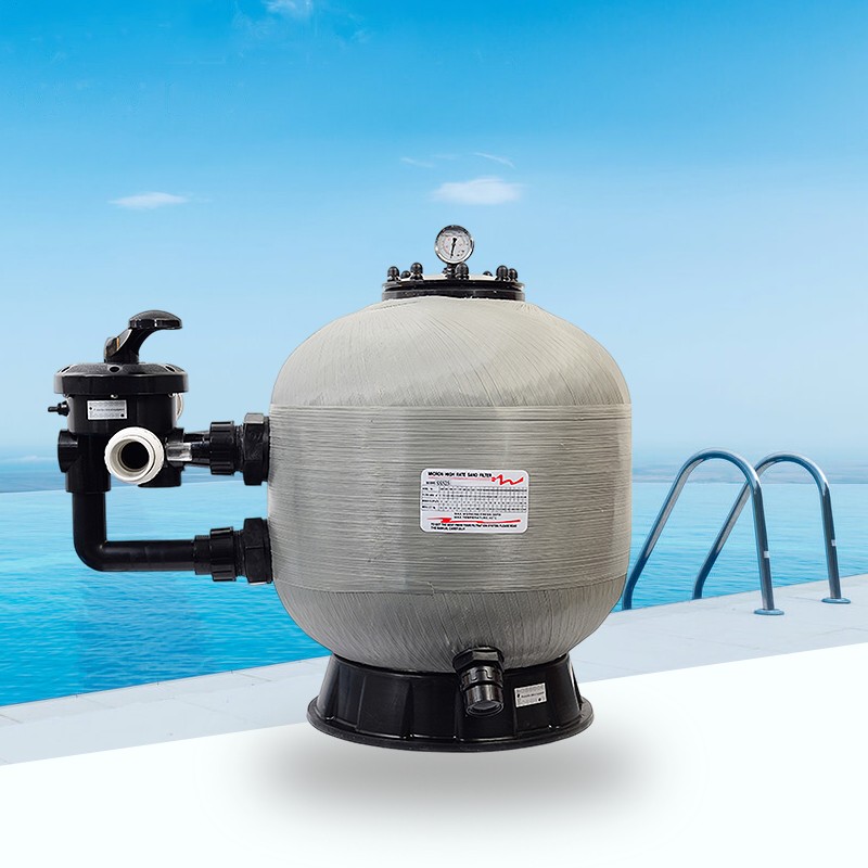 Fiber Glass Side Mounted Swimming Pool Sand Filter 