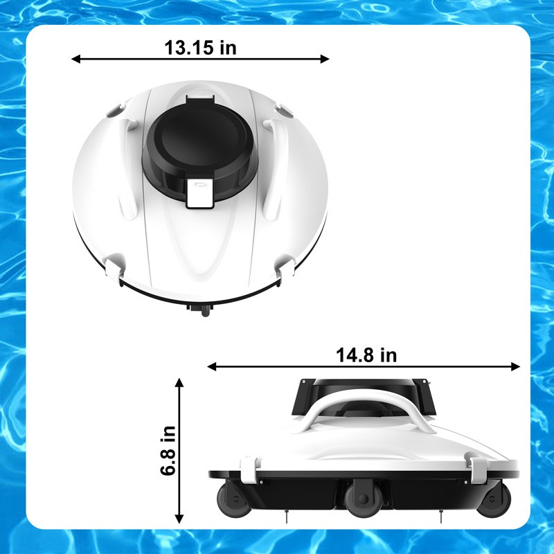 Automatic Cordless Rechargeable Pool Robot Vacuum Cleaner