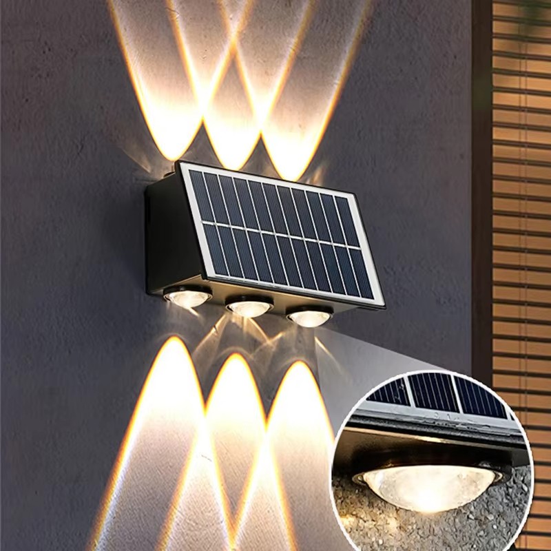 Up Down Solar Wall Light