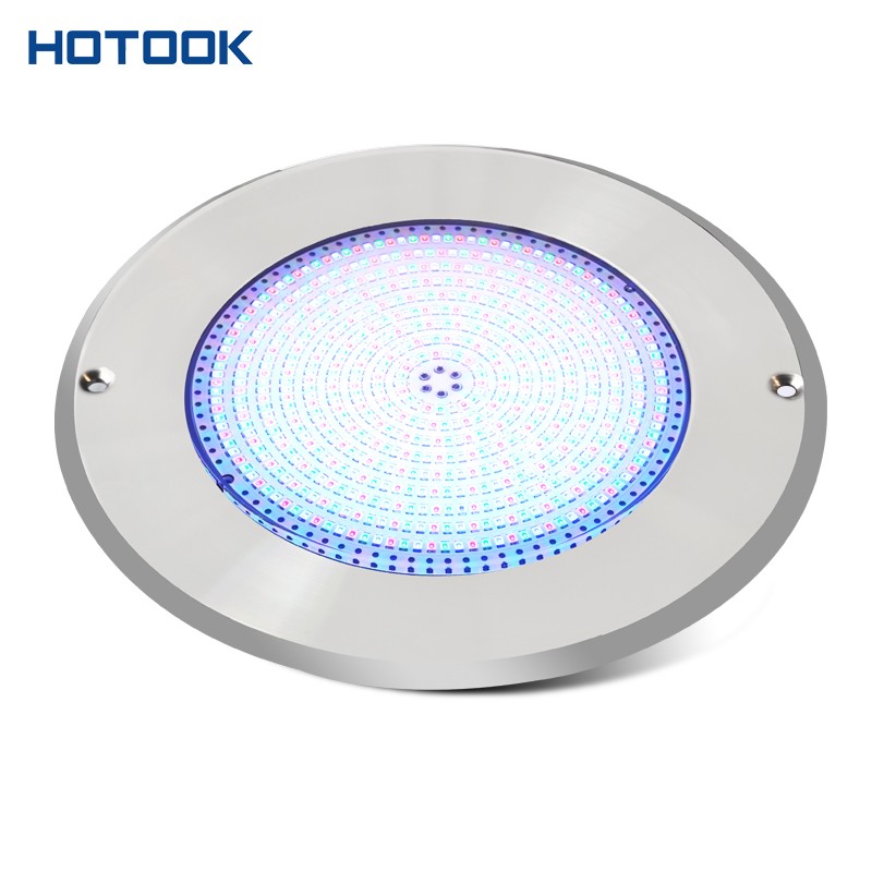 Daylight White LED Pool Light, 24V, 18W,35W,42W,Stainless Steel  Ring, 50 FT Cord