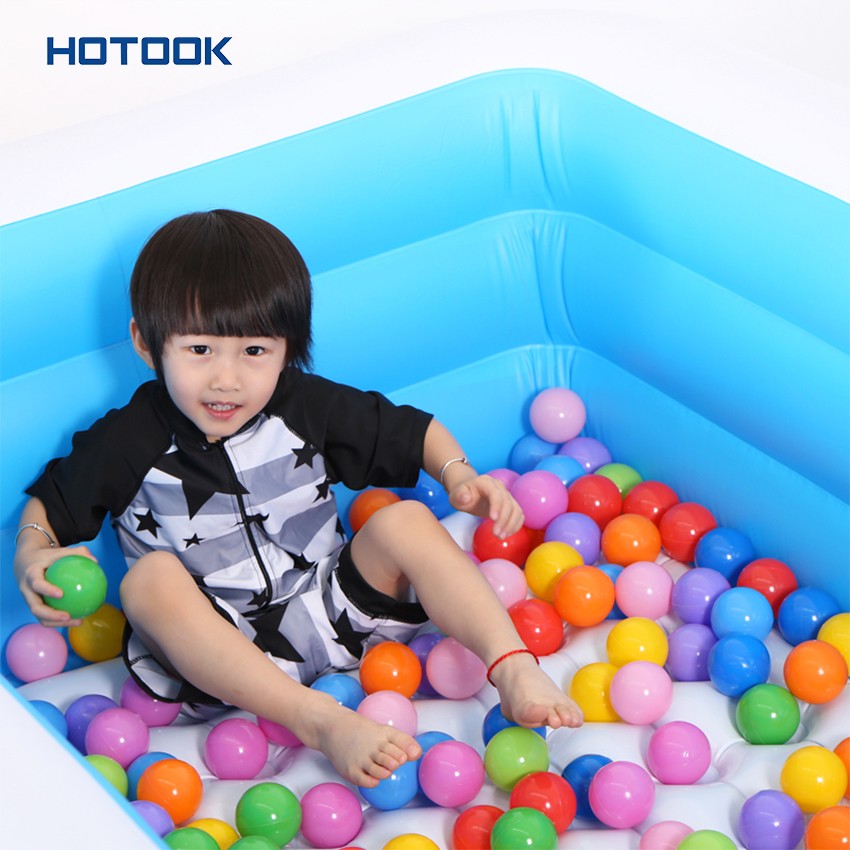 Blue Snd White Inflatable Pool