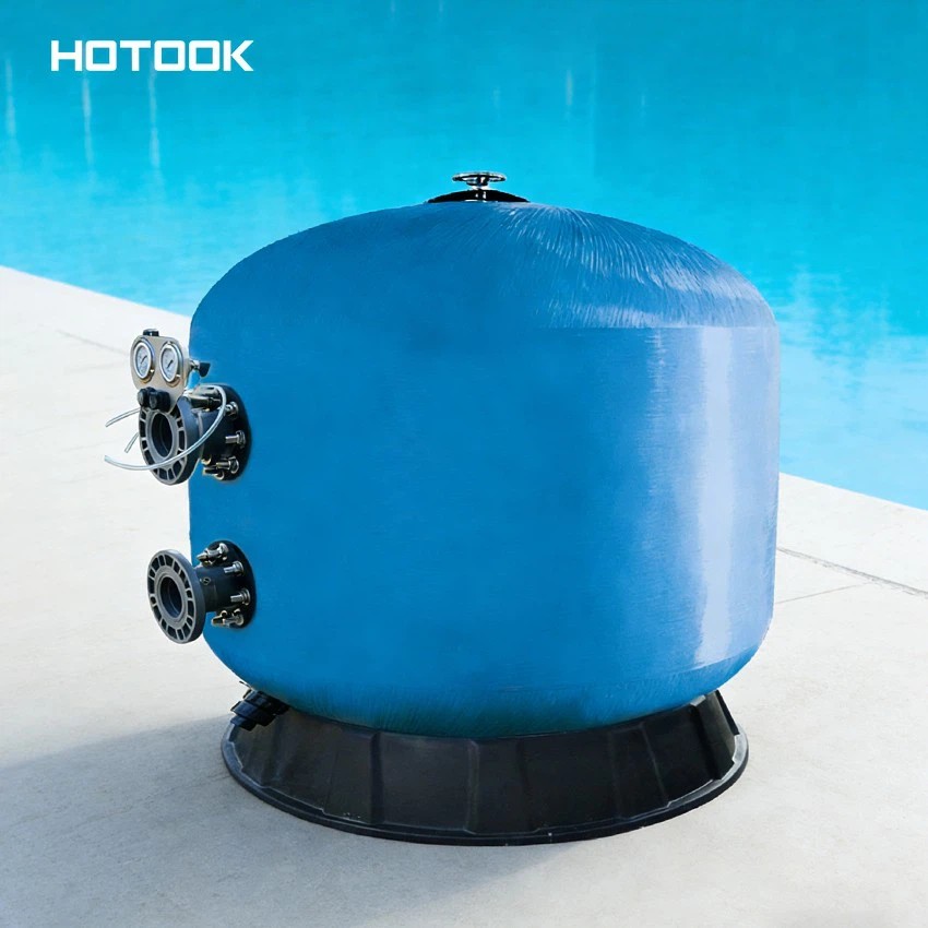 Bobbin-wound Fiberglass Swimming Pool Commercial Sand Filter(1)