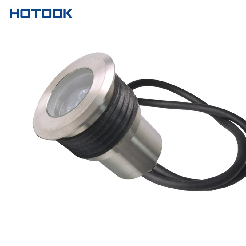 1W D55mm Stainless Steel High Power LED Inground Light IP68 underwater