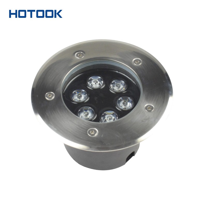 6W IP67 Stainless Steel RGB LED Inground with Aluminum Cooler