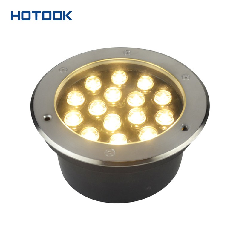 15W IP67 Stainless Steel RGB LED Inground with Aluminum Cooler