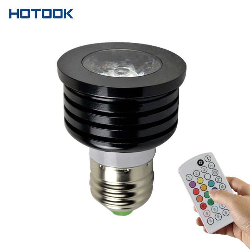 AC85-265V RGB Lamp 2 Million Colors 5W E27 led Bulb