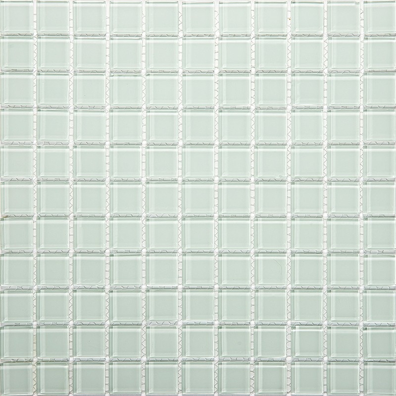 Green Aluminium Fabric Waterjet Marble Crysta Mirror Coconut Shell Glass Mosaic Display Peel Stick Floor Wallpaper Pattern Tiles