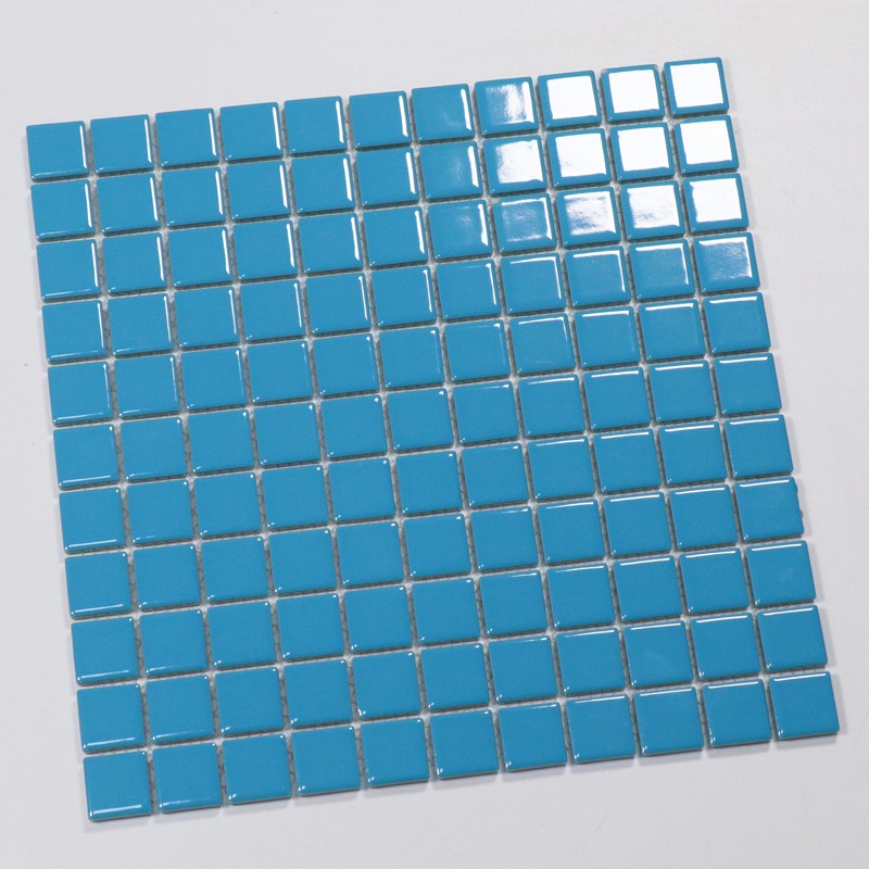 Good Price Blue 3D Wall Panel Blue Guangdong DIY Spanish China Glass Swimming Pool Mosaic Pcs Bathroom Floor Tiles Exhibition