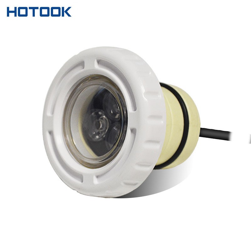 Recessed LED Pool Light with Niche for Concrete Pool 